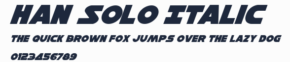 Han Solo Italic預覽圖