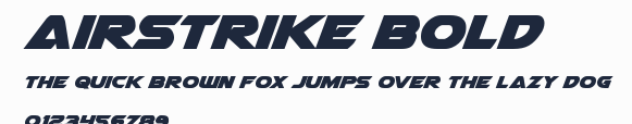 Airstrike Bold預覽圖