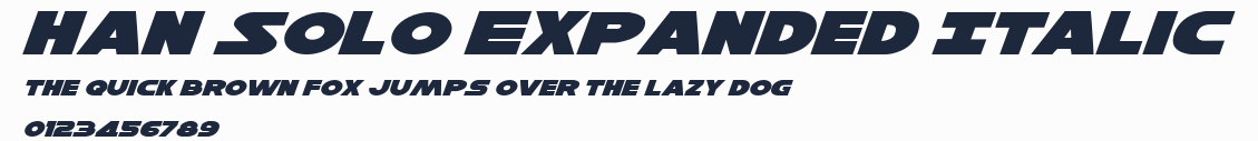 Han Solo Expanded Italic預覽圖