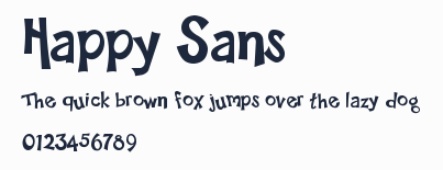 Happy Sans預覽圖