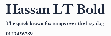 Hassan LT Bold預覽圖