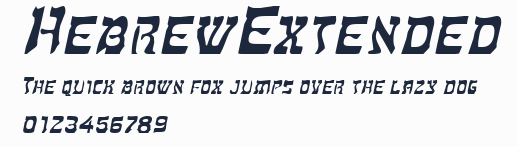 HebrewExtended預覽圖