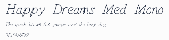 Happy Dreams Med Mono預覽圖