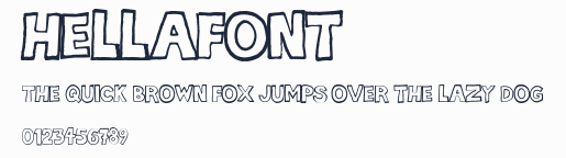 hellafont預覽圖