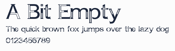 A Bit Empty預覽圖