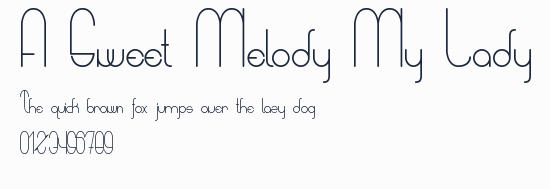 A Sweet Melody My Lady預覽圖