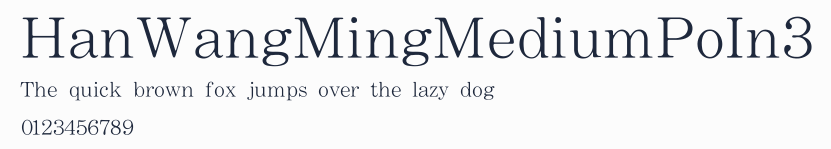 HanWangMingMediumPoIn3預覽圖