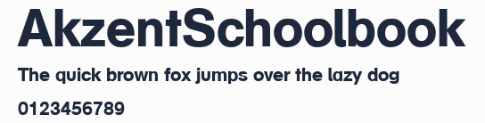 AkzentSchoolbook預覽圖