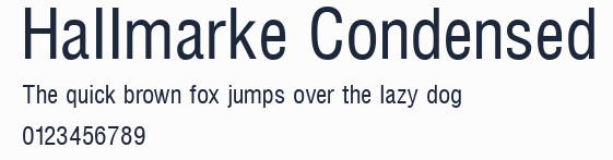 Hallmarke Condensed預覽圖
