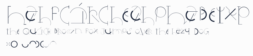 HalfCircleAlphabetXP預覽圖