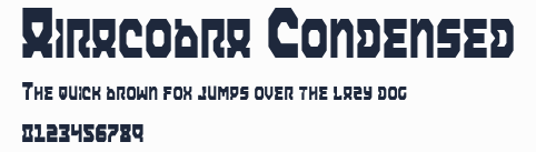 Airacobra Condensed預覽圖