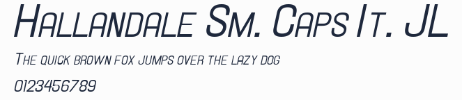 Hallandale Sm. Caps It. JL預覽圖