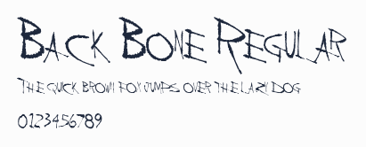Back Bone Regular預覽圖