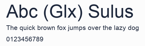 Abc (Glx) Sulus預覽圖