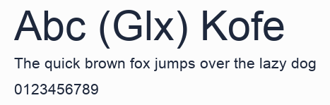 Abc (Glx) Kofe預覽圖