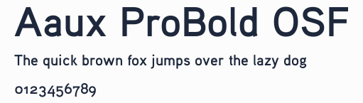 Aaux ProBold OSF預覽圖