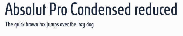 Absolut Pro Condensed reduced預覽圖