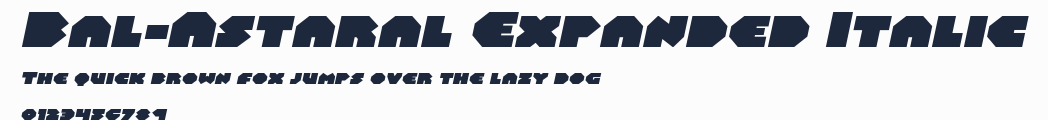 Bal-Astaral Expanded Italic預覽圖