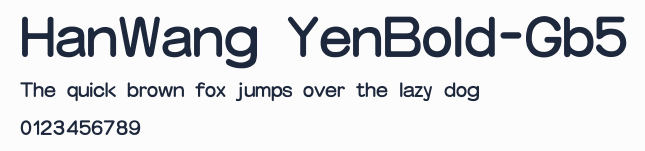 HanWang YenBold-Gb5預覽圖