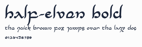 Half-Elven Bold預覽圖