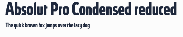 Absolut Pro Condensed reduced預覽圖