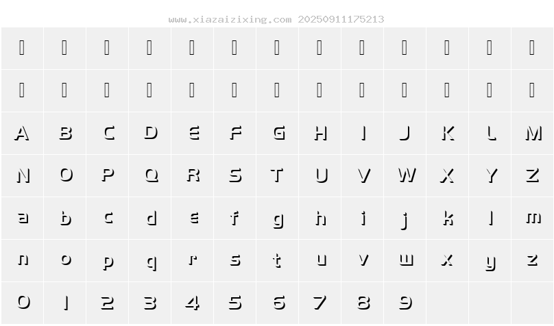 字符映射圖
