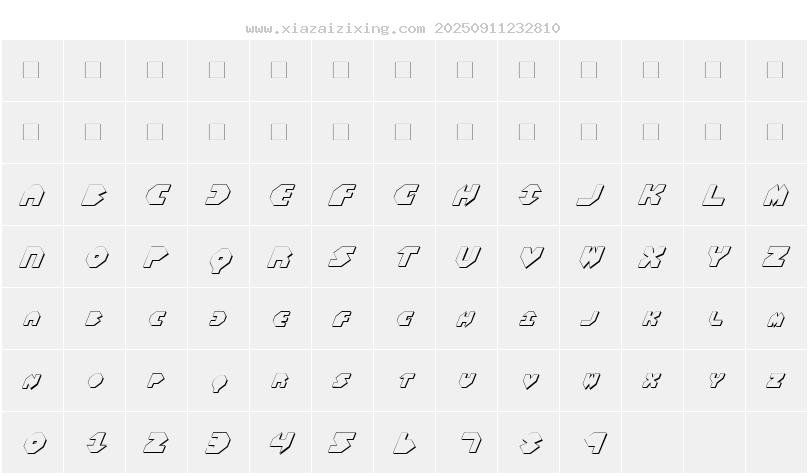 字符映射圖