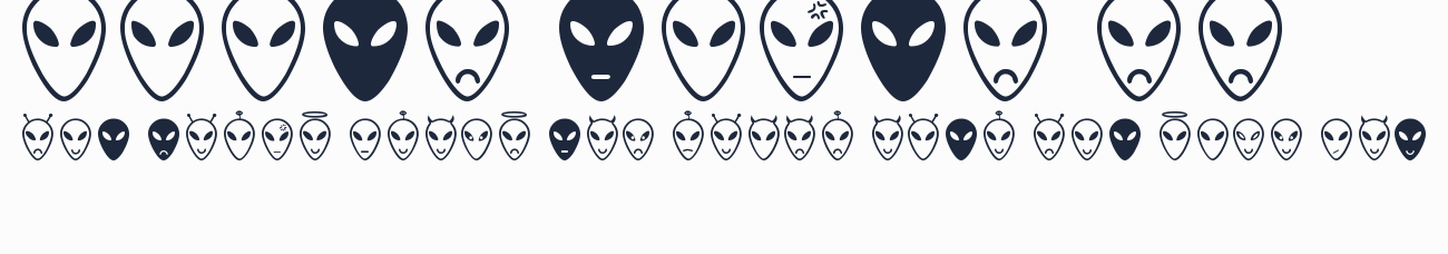 Alien faces St預覽圖