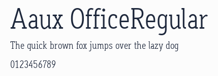 Aaux OfficeRegular預覽圖