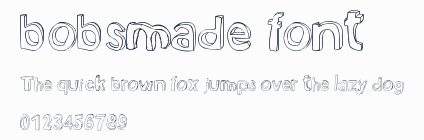 bobsmade font預覽圖