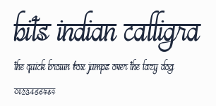 bits indian calligra預覽圖
