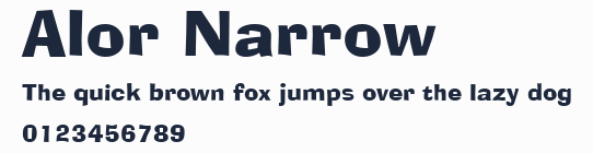 Alor Narrow預覽圖