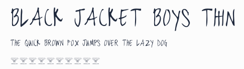 black jacket boys Thin預覽圖