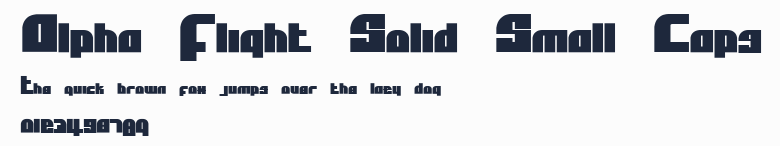 Alpha Flight Solid Small Caps預覽圖