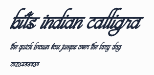 bits indian calligra預覽圖