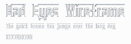 Bad Eyes Wireframe預覽圖