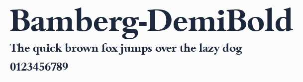 Bamberg-DemiBold預覽圖