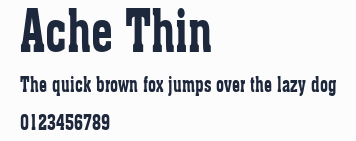 Ache Thin預覽圖