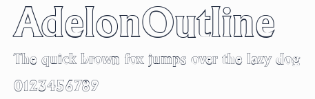 AdelonOutline預覽圖