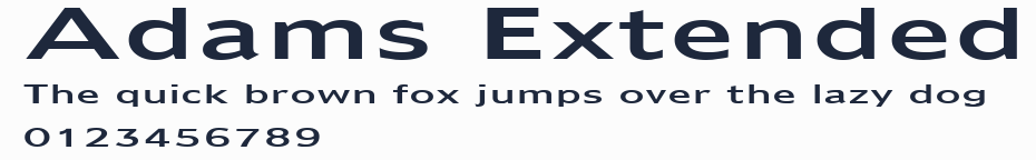 Adams Extended預覽圖