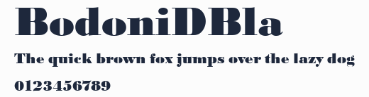 BodoniDBla預覽圖