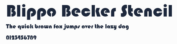 Blippo Becker Stencil預覽圖
