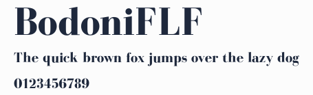 BodoniFLF預覽圖