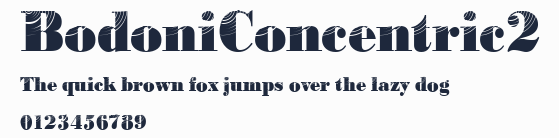 BodoniConcentric2預覽圖