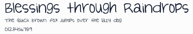 Blessings through Raindrops預覽圖