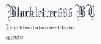 Blackletter686 BT預覽圖