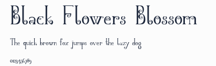 Black Flowers Blossom 預覽圖