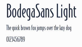 BodegaSans Light預覽圖
