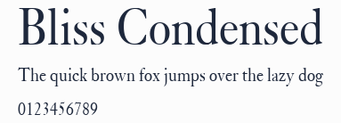 Bliss Condensed預覽圖
