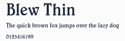 Blew Thin預覽圖